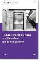 bokomslag Teilhabe am Arbeitsleben von Menschen mit Behinderungen