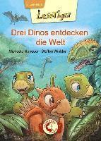 bokomslag Lesetiger. Drei Dinos entdecken die Welt