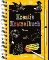 bokomslag Kreativ-Kratzelbuch: Dinos