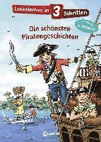 bokomslag Lesenlernen in 3 Schritten - Die schönsten Piratengeschichten