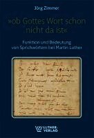 Jörg Zimmer - 'Ob Gottes wort schon nicht da ist', Häftad
