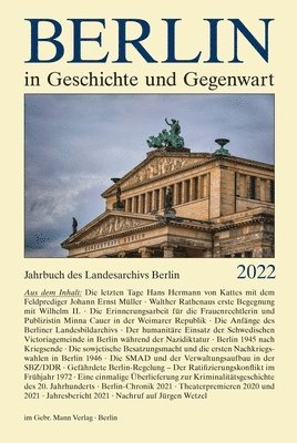 bokomslag Berlin in Geschichte Und Gegenwart: Jahrbuch Des Landesarchivs Berlin 2022