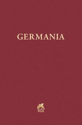 bokomslag Germania 100 (2022/2023)): Anzeiger Der Romisch-Germanischen Kommission Des Deutschen Archaologischen Instituts