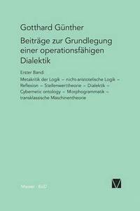 bokomslag Beiträge zur Grundlegung einer operationsfähigen Dialektik / Beiträge zur Grundlegung einer operationsfähigen Dialektik