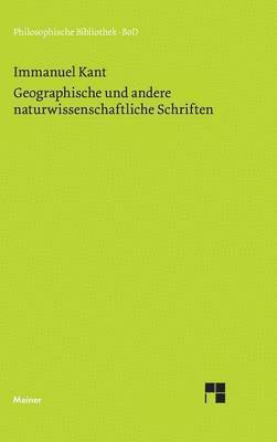 bokomslag Geographische und andere naturwissenschaftliche Schriften