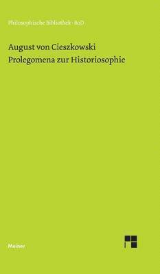 bokomslag Prolegomena zur Historiosophie