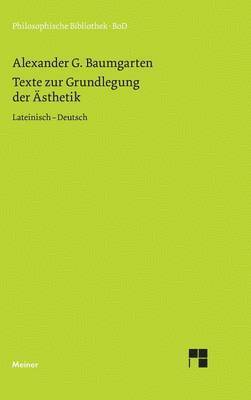 bokomslag Texte zur Grundlegung der sthetik