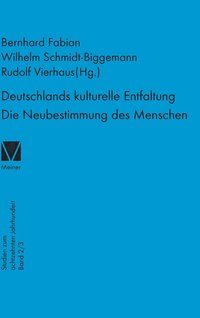 bokomslag Deutschlands kulturelle Entfaltung 1763-1789