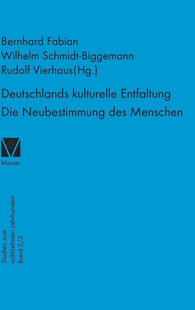 Deutschlands kulturelle Entfaltung 1763-1789 1