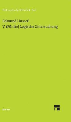 V. (Fünfte) Logische Untersuchung