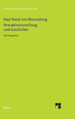 bokomslag Bewusstseinsstellung und Geschichte