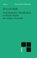 bokomslag Systematisches Handlexikon zu Kants Kritik der reinen Vernunft