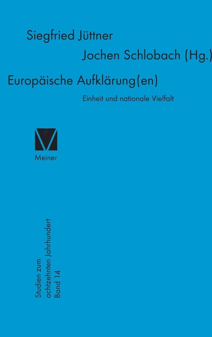 Europäische Aufklärung(en) 1