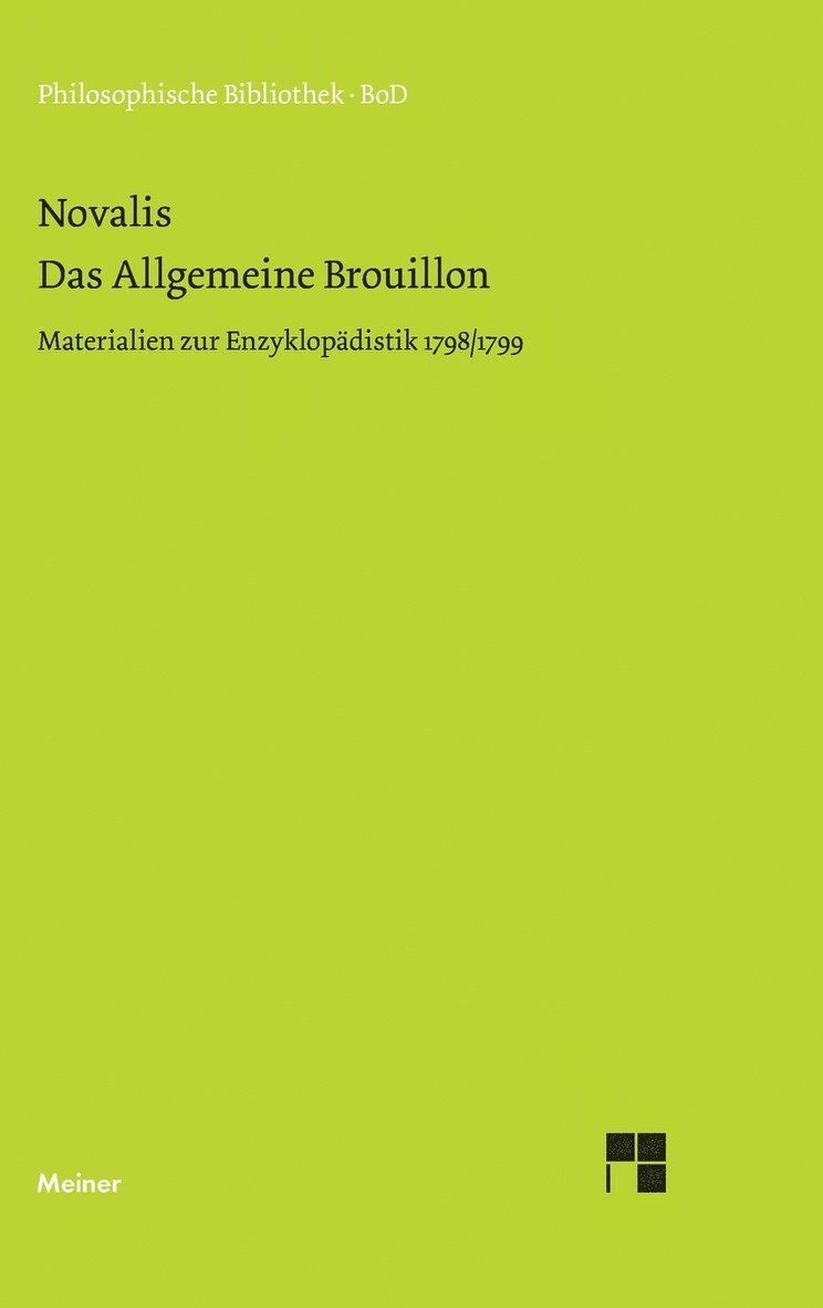 Novalis, Richard Samuel, Gerhard Schulz, Hans J Mähl - allgemeine Brouillon, Inbunden