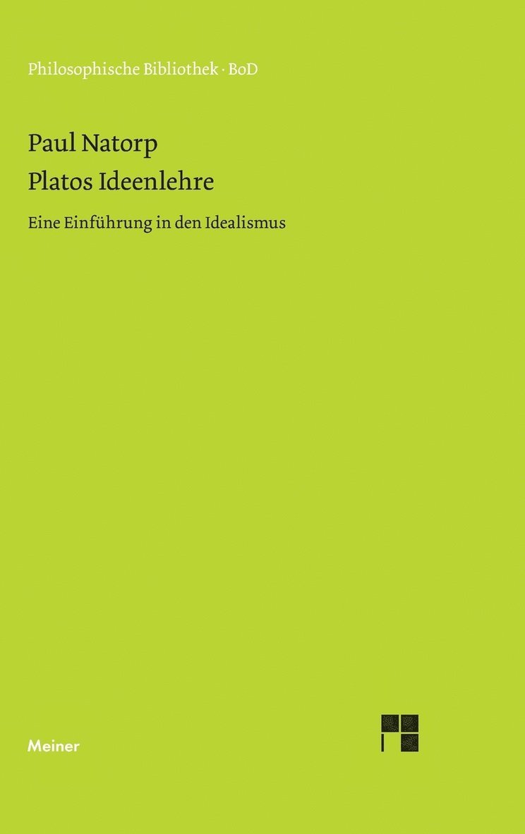 Platos Ideenlehre 1