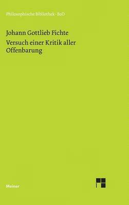 bokomslag Versuch einer Kritik aller Offenbarung (1792)