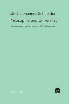 bokomslag Philosophie und Universität