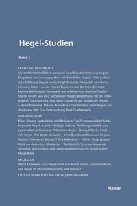 bokomslag Hegel-Studien / Hegel-Studien Band 5 (1969)