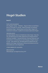 bokomslag Hegel-Studien / Hegel-Studien Band 8 (1973)