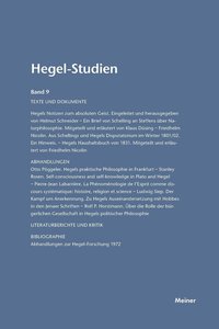 bokomslag Hegel-Studien / Hegel-Studien Band 9 (1974)
