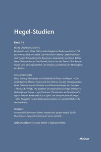 bokomslag Hegel-Studien / Hegel-Studien