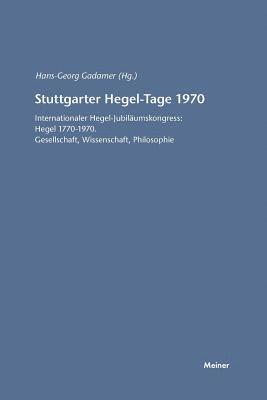 Hans G Gadamer - Stuttgarter Hegel-Tage, Häftad