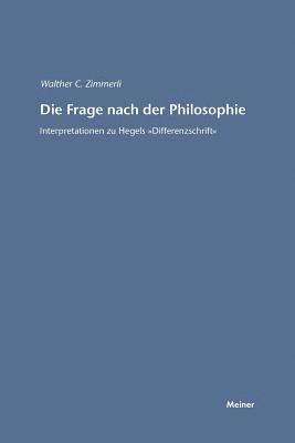 bokomslag Die Frage nach der Philosophie