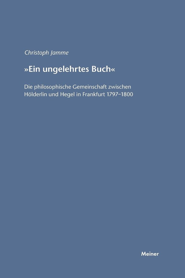 Christoph Jamme - ungelehrtes Buch, Häftad