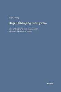 bokomslag Hegels UEbergang zum System