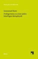 bokomslag Prolegomena zu einer jeden künftigen Metaphysik, die als Wissenschaft wird auftreten können