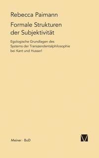 bokomslag Formale Strukturen der Subjektivität