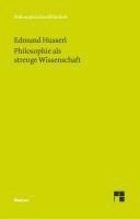 Philosophie als strenge Wissenschaft 1