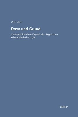 Peter Rohs - Form und Grund, Häftad