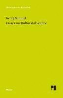 Georg Simmel, Gerald Hartung - Essays zur Kulturphilosophie, Häftad