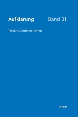 bokomslag Aufklarung, Band 31