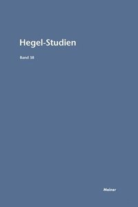 bokomslag Hegel-Studien Band 38