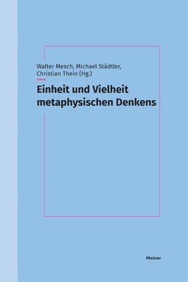 bokomslag Einheit und Vielheit metaphysischen Denkens