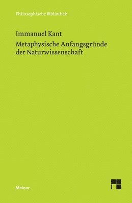 bokomslag Metaphysische Anfangsgrnde der Naturwissenschaft