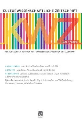 Kulturwissenschaftliche Gesellschaft - Kulturwissenschaftliche Zeitschrift 3/2022, Häftad
