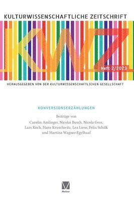 Kulturwissenschaftliche Gesellschaft - Kulturwissenschaftliche Zeitschrift 2/2023, Häftad