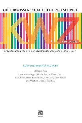 bokomslag Kulturwissenschaftliche Zeitschrift 2/2023