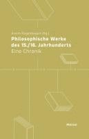 bokomslag Philosophische Werke des 15./16. Jahrhunderts