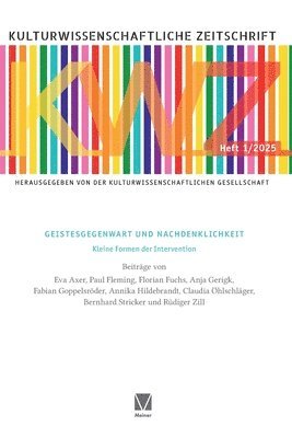 bokomslag Geistesgegenwart und Nachdenklichkeit