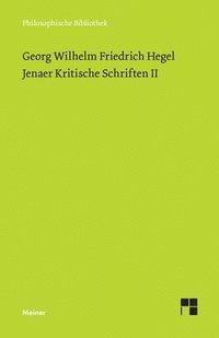 bokomslag Jenaer Kritische Schriften II