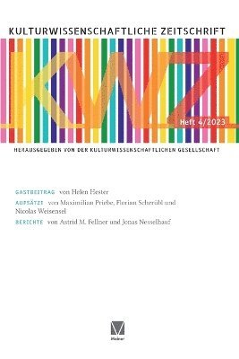 Kulturwissenschaftliche Gesellschaft - Kulturwissenschaftliche Zeitschrift 4/2023, Häftad