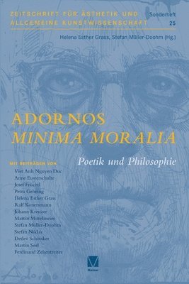 bokomslag Adornos 'Minima Moralia': Poetik und Philosophie