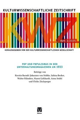 Kulturwissenschaftliche Gesellschaft - Pop und Populismus in den Unterhaltungsmagazinen um 1933, Häftad