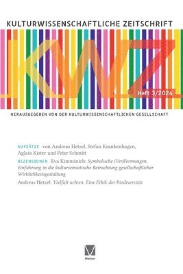 bokomslag Kulturwissenschaftliche Zeitschrift 3/2024