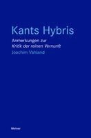 Joachim Vahland - Kants Hybris, Häftad