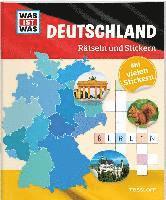 bokomslag WAS IST WAS Rätseln und Stickern: Deutschland